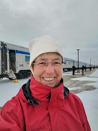 Stop in Saskatoon, -17°C, 4 Stunden Verspätung